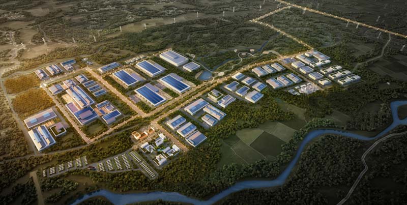 Pabrik pertama di Batang Industrial Park Mulai Beroperasi