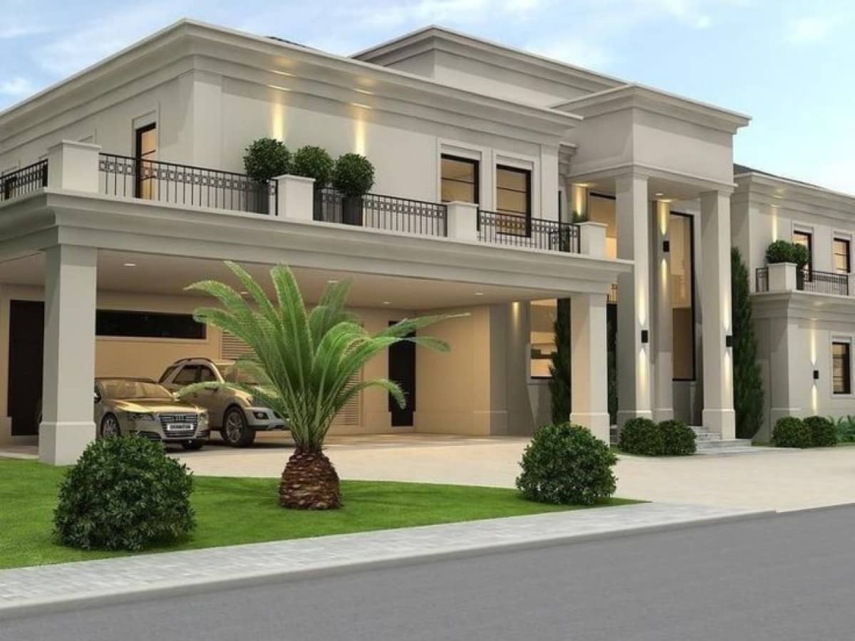 Desain Rumah dengan Kesan Estate Bergaya Eropa